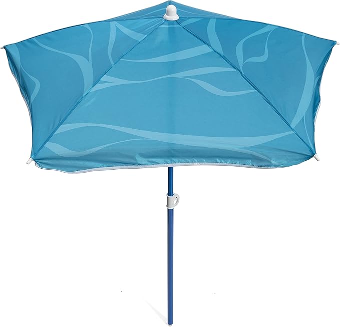 Step2 42-Inch Blue Wave Umbrella, Kids Shade Umbrella, For Any Outdoor Activity