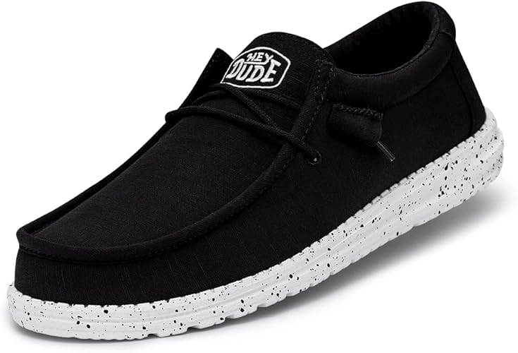 Hey Dude Men's Wally Slub Moc Toe Shoes