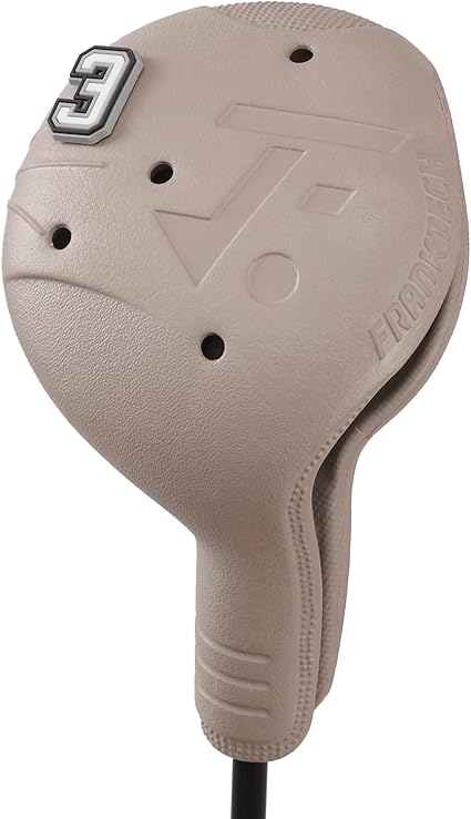 Golf Head Covers, EVA Plastic Golf Club Covers for Driver Fairway Woods Hybrid, Driver Headcover with Pins, Fit All Right-Handed Golf Clubs, Easy On Off, Washable
