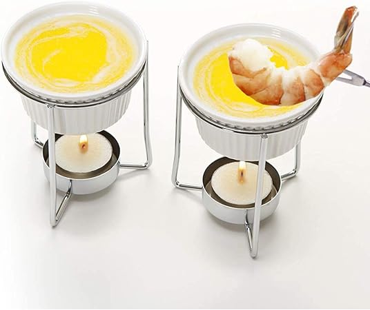 Prepworks by Progressive Ceramic Butter Warmer Fondue Set