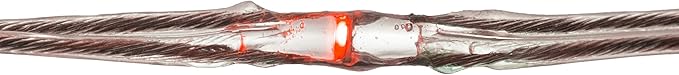 Vickerman 35Lt Red 360 Degree Battery Operated Micro Light Set, 6Hr OnOff Timer, Silver Wire with 4" Spacing, 12' Long, Uses AA Batteries