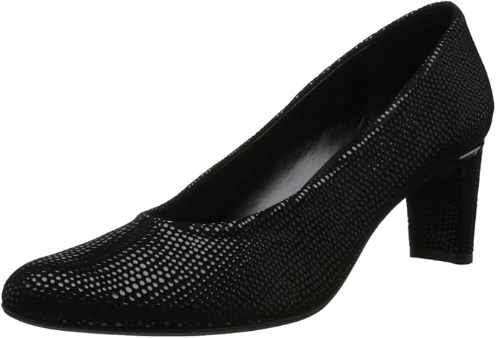 VANELi Womens Dayle Glitter Round Toe Block Pumps Dress Casual Low Heel 1-2" - Blue