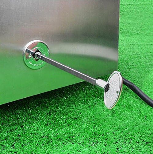 Stanbroil Universal 18-Inch Gas Valve Key, Fits 14" and 516" Turn Ball Valve for Fire Pits and Fireplaces, Polished Chrome