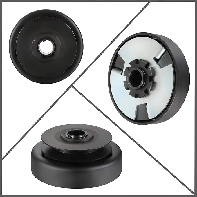 Centrifugal Go Kart Clutch 3/4" Bore for 1/2" AB Style Belt Compatible with Carter Go Karts Mini Bikes Wood Chippers Up to 6.5HP