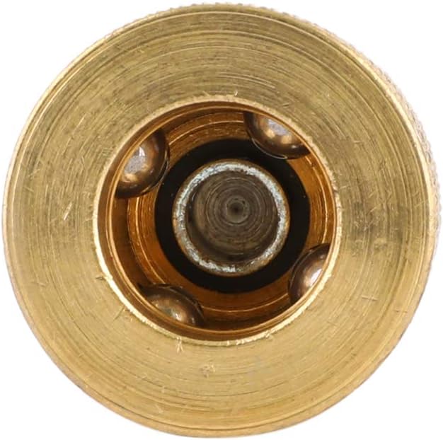 WYNNsky Industrial Air Coupler, 14 Inch Body Size, 38 Inch NPT Male Threads Size, Brass Air Compressor Hose Fitting