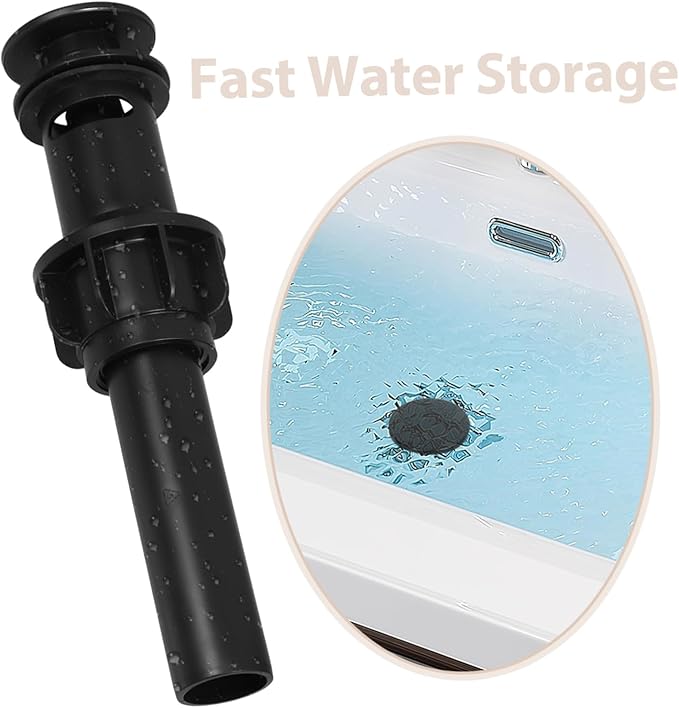 Pop-up Drain for Sink Universal Bathroom Sink Stopper Anti-clog Plastic Drain Basket for Washbasin Kit