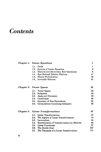 Linear Algebra