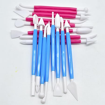 8Pcs Cake Sculpture Pen Cake Decorating Hand Tool Fondant Sculpture Pen Cake Scraper Clay Modeling Tool Easy To Use