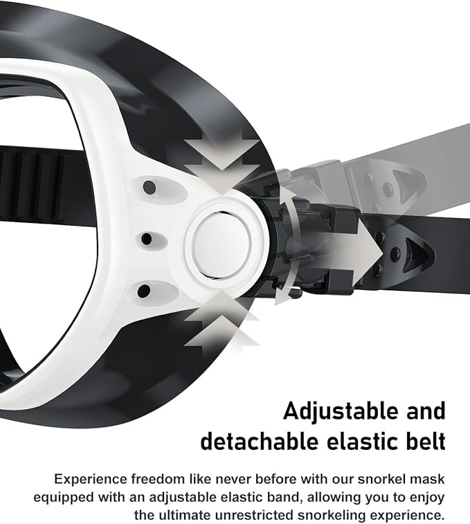 Swim Goggles with Nose Cover,180A Clear View Coating Tempered Glass with Anti-Fog Scuba Diving Swim Mask for Adults Youth