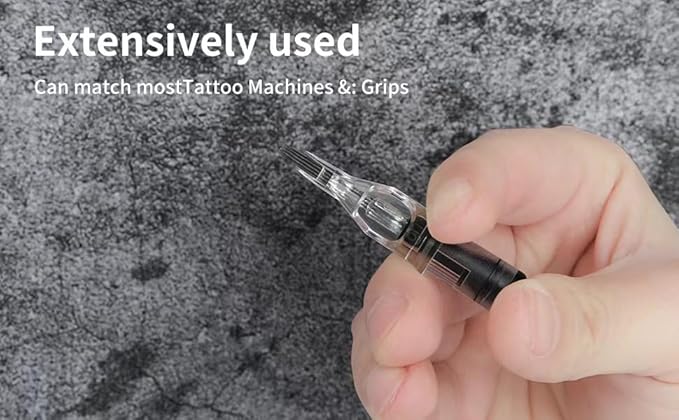 Zombee Disposable Tattoo Needle Silicon Cartridge 20Pcs (1203RL)