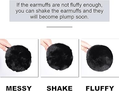 Surblue Cute Animal Earmuffs Winter Warm Outdoor Ear Covers Headband Fur Earwarmer...