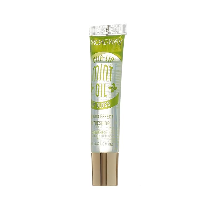 Broadway Vita-Lip Clear Lip Gloss 0.47oz14ml (BCLG0101- Mint Oil)