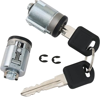 APPERFiT All Metal Exterior Door Handles wLock Cylinders Keys Compatible with Chevy Tahoe Suburban CK1500 CK2500 CK3500 GMC Yukon Replaces 15742229 15742230