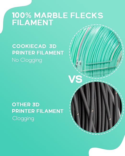 PLA Filament 1.75mm 1kg Green Pastel 3D Printer Filament - Mint Green PLA