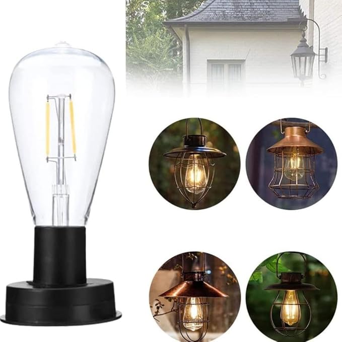 Replacement Solar Light Parts, Solar Light Replacement Top, Outdoor Lantern with IP65 Waterproof & Snow Resistant, Garden Accessories Tools (S)