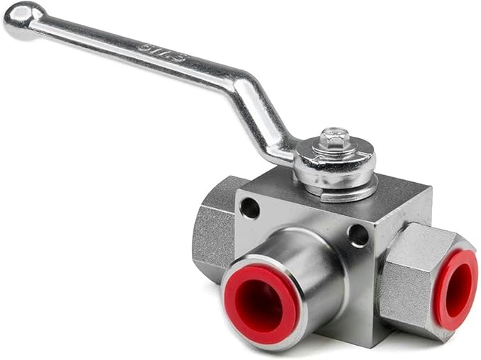High Pressure Hydraulic Valve,3 Way High Pressure Ball Valve Shut Off Valves,Hydraulic Ball Valves 7250 PSI(NPT14)