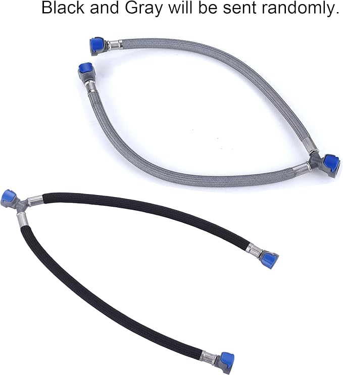WOWOW Quick Connect Hose Hot and Cold Supply Hoses for Bathroom Faucet