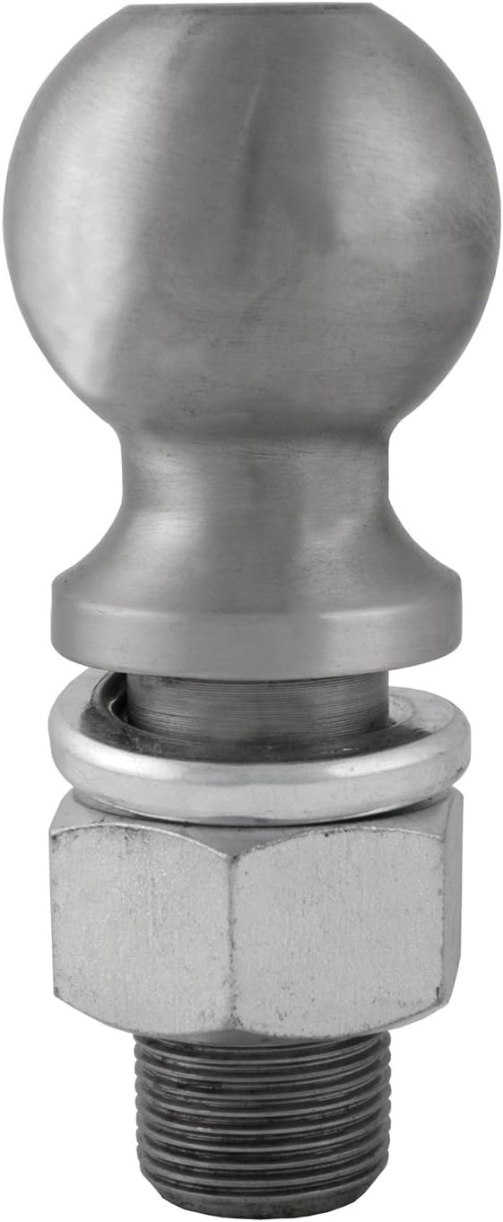 CURT 40085 Raw Steel Trailer Hitch Ball, 30,000 lbs, 2-5/16-Inch Diameter, 1-1/4 x 2-5/8-Inch Shank
