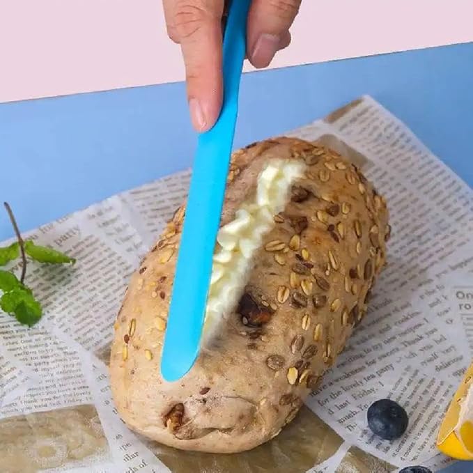 Jar Spatula, Silicone Jar Scraper with Long Handle, Heat Resistant Kitchen Spatulas, Jam Spreader for Peanut Butter Cake Cream Spatulas Mixing Scraper, Jar Blenders, Kitchen Must Have