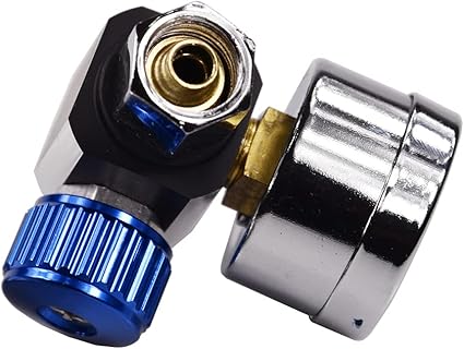 Spray Gun Air Pressure Regulator, 14"-NPT Air Pressure Regulator Kit, Air Regulating Valve Regulator, Suitable For Spray Gun Instruments And Pneumatic Tools, Better Spraying Effect