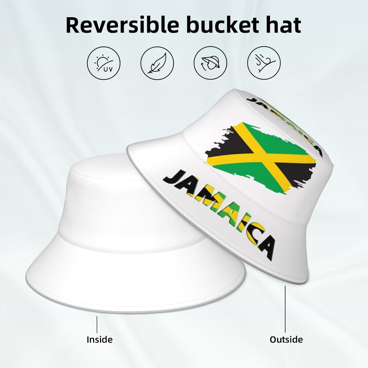 Bucket Hat for Women Men, Summer Print Hat Travel Packable Sun Cap Outdoor Hat for Women and Men