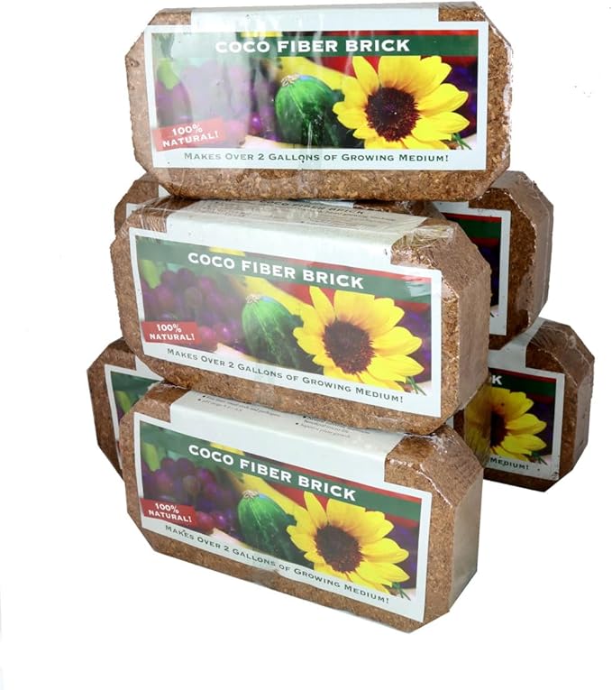 Coco Brick - for Composting Toilets, Seed Starting, and Soil Amendment