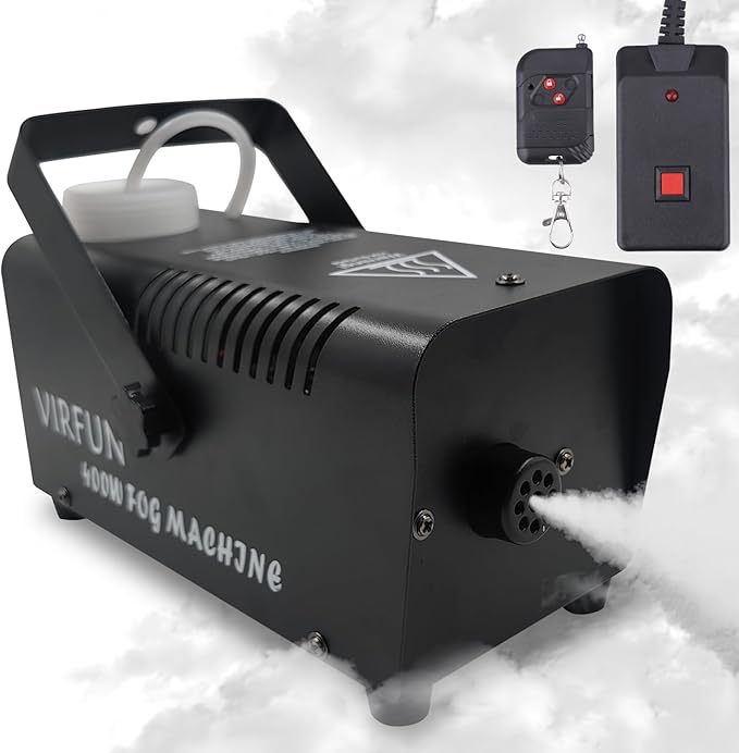 Fog Machine, Smoke Machine for Parties Halloween Wedding and Stage Effect, 400W