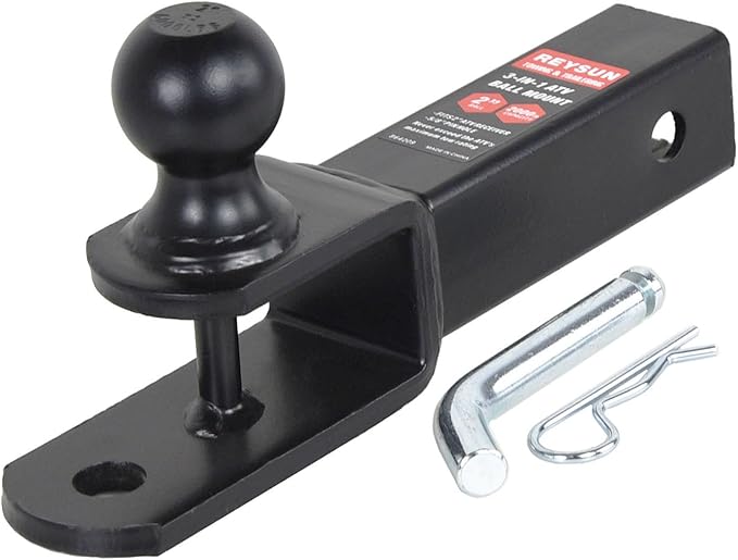 864209 3 in 1 ATVUTV Trailer Hitch Towing Ball Mount with 2 inch Trailer Ball, Fits 2 inch Hitch Receiver...