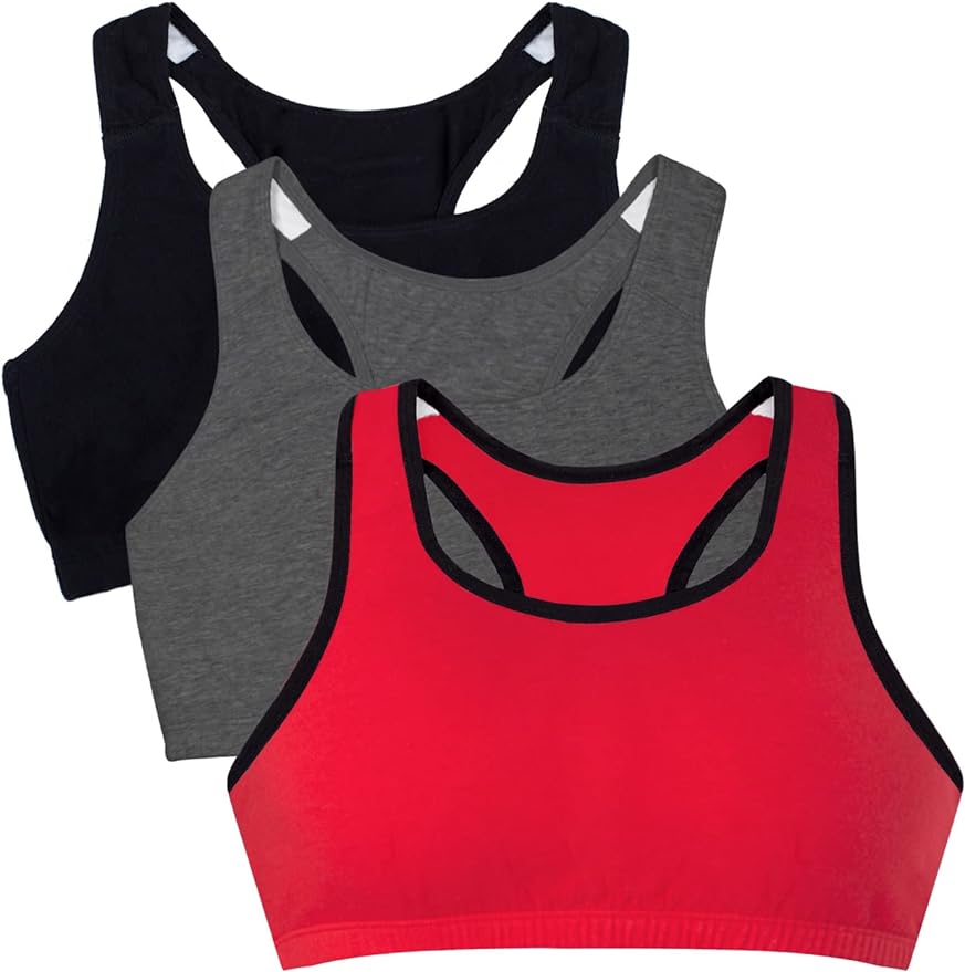 Fruit of the Loom Women's Multi-Pack Tank Top Style Sports Bra