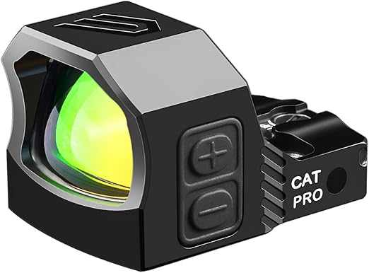 Cyelee CAT PRO Shake Awake Micro Red Dot Sight, 3MOA Reflex Sight for RMS/RMSC Footprint Optics Ready Pistol