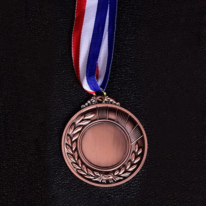 Gold Silver Bronze Award Medals with Ribbon, Reward Encourage Badge Competitions Prizes Winner Reward Medals for Contests, Party Games, and Classroom Rewards