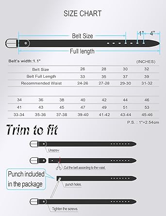 WOLFANT Womens Belts for Jeans,1.1" Fashion Ladies Belt with Gold Buckle,100% Italian Full Grain Real Solid Leather