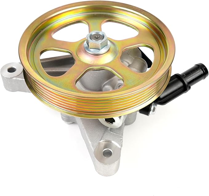 Power Steering Pump with Pulley Compatible with Acura MDX 3.5L 3.7L Honda Pilot 3.5L 2005-2008 Odyssey 3.5L 2005-2010