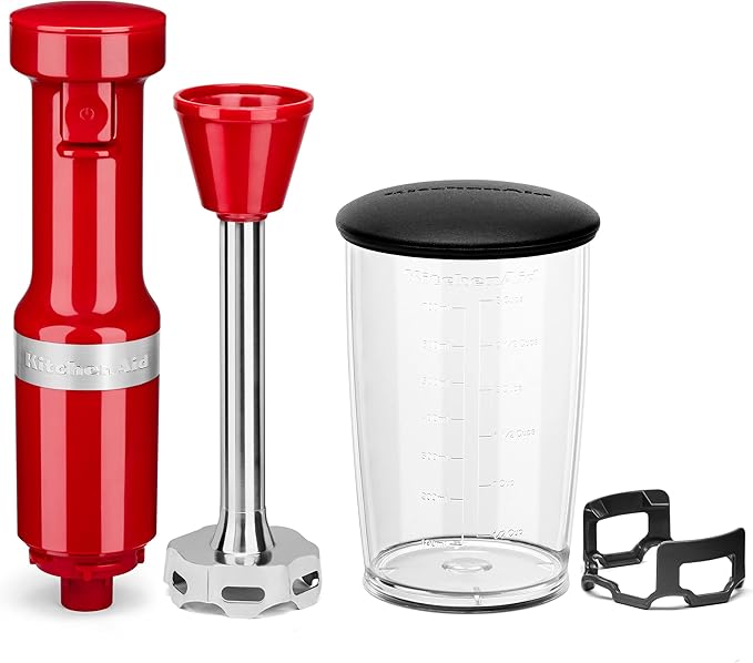 KitchenAid Variable Speed Corded Hand Blender KHBV53, Empire Red