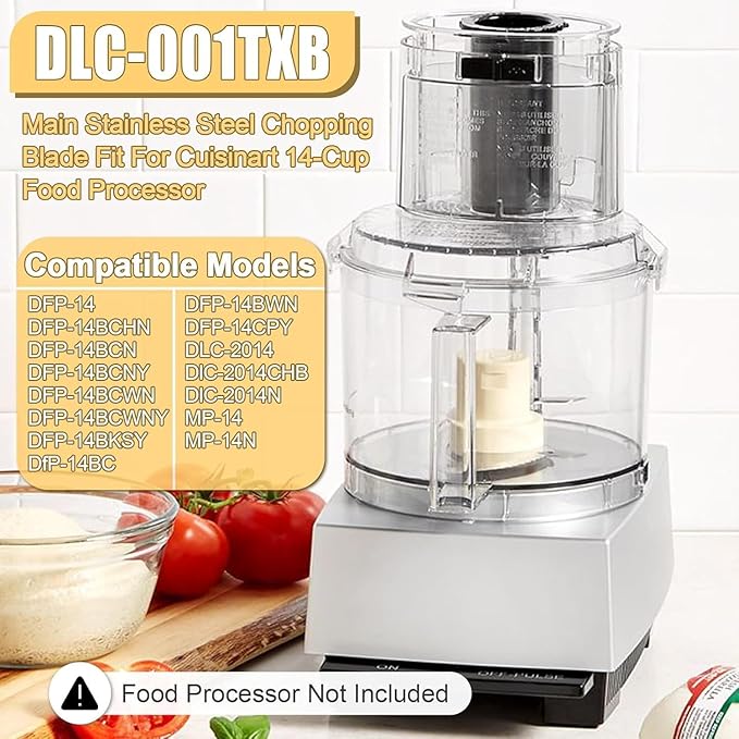 S Blades Replacement Parts Cuisinart DLC-001TXB Blender Replacement Part 14-Cup Dough Blade Fits Models DLC-2014,DFP-14BCNY,DFP-14,DFP-14BCN,DFP-14BCN,DFP-14BCNY,DFP-14BCWN,DFP-14BWN and So On
