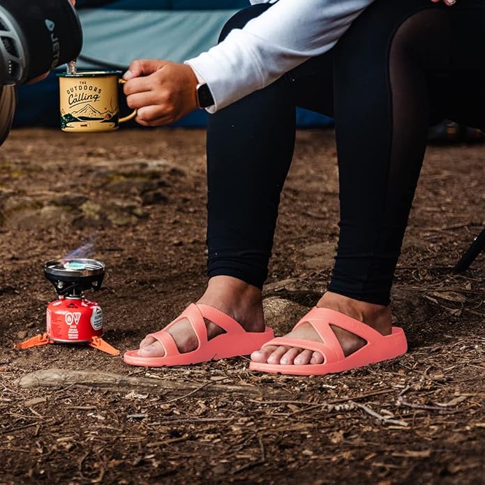 NUUSOL Women Hailey Slide, Lightweight EVASOL Foam Footwear