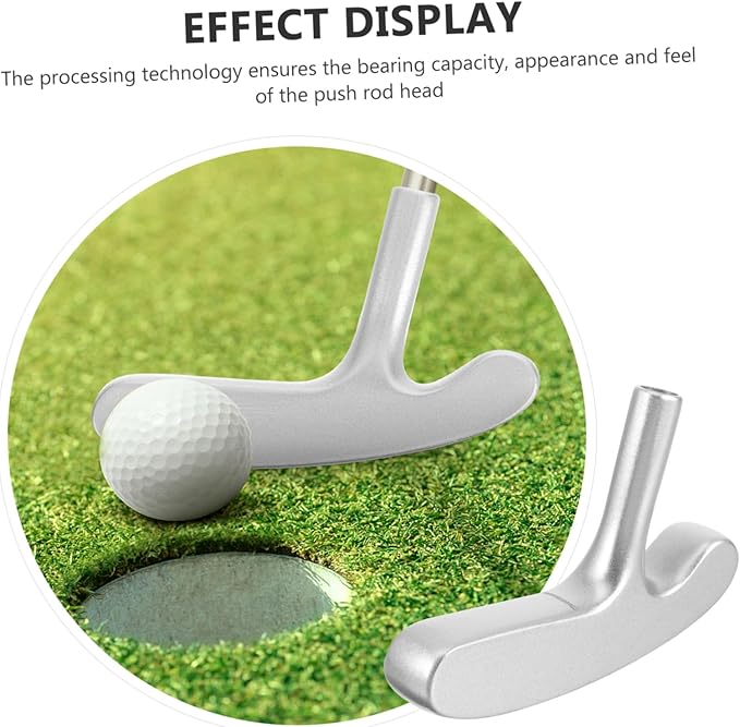 Garneck Golfing Clubs Head Replacement Dual Side Putter Head for Versatile Performance Easy Installation Compatible with Various Putter Shafts Durable Golfing Tool