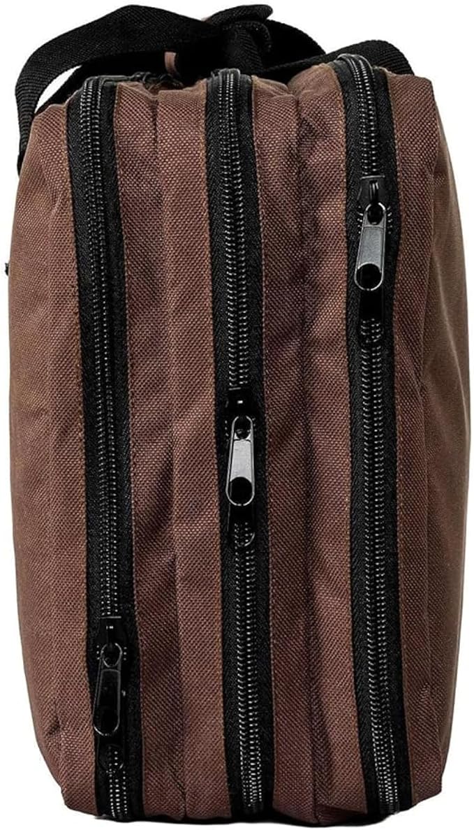 EVERPRIDE Chef Knife Bag Holds 20 Knives PLUS Large Zippered Compartment for Kitchen Tools Durable, Large Knife Bag for Chefs Professional Grade and makes a great gift!