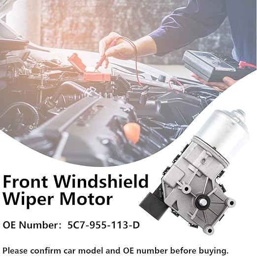 5C7-955-113-D 5C6-955-113-A 5C6-955-121-A 5C7-955-113-A 6R1-955-119-A Front Windshield Wiper Motor for Volkswagen Jetta 2011 2012 2013 2014 2015 2016 2017 2018