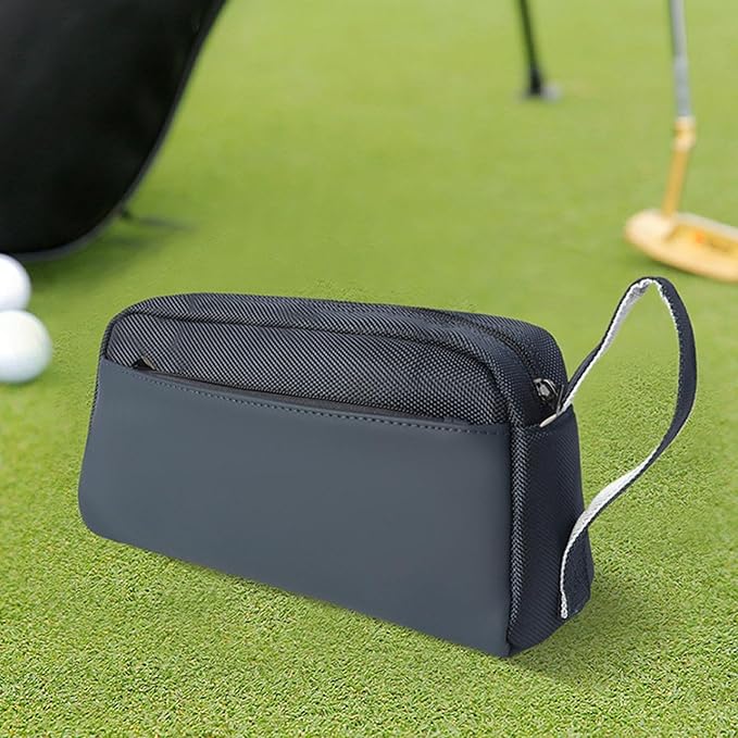 Golf Ball Clutch Bag - Waterproof Men Carry Pouch, Large Capacity Storage Bag Golf Ball Pouch Golf Accessory Holder, Golf Tee Organizer Bag Golf Clutch Handbag Storage for Men and Women