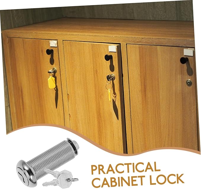 Housoutil 1set Mailbox Lock Key Lock for File Cabinets and Storage Boxes Easy to Use Key