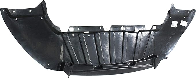 Evan-Fischer Front Engine Splash Shield Compatible with 2015-2018 Ford Focus Under CoverAir Deflector, ST Model