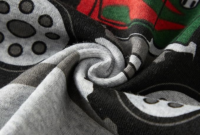Boys Christmas Pajamas Toddler Boys Cotton Long Sleeve Pjs Kids Holiday Sleepwear Sets 18months-18years