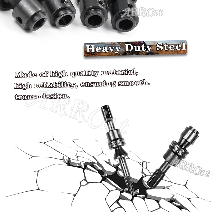 2PCS Rear Drive Shaft CVD RC Upgrades Part for 110 Rustler VXL 2WD 4X4Stampede VXL 2WD 4X4Hoss VXL 2WD 4X4Slash PlatinumSlash UltimateSlash VXL 4x4 2WD RC Car,ARRCat RC Hops Up,Red