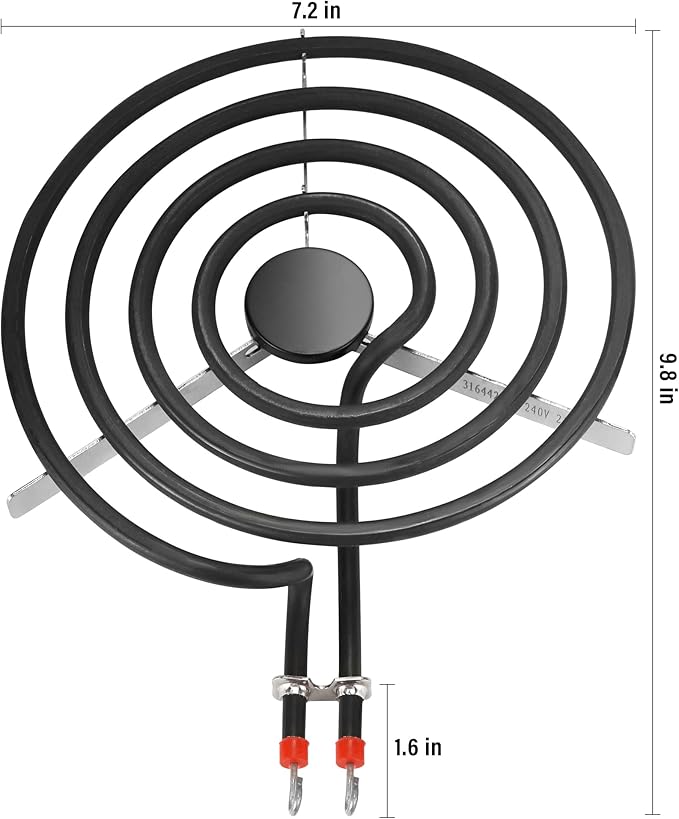 316442300 Range Surface Element 8'' Electric Range Surface Burner Coil Element by Romalon Fit for Frigi-daire Range Stove Cooktop Oven Coil Surface Element