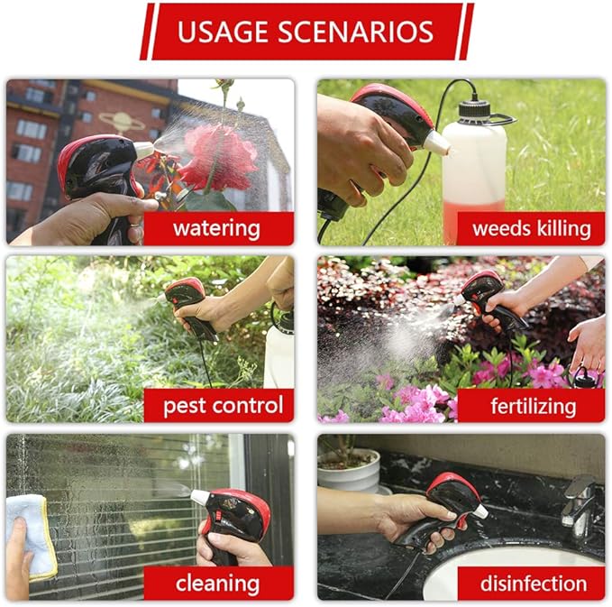 Automatic Electric Garden Sprayer Top- Not including the Bottle