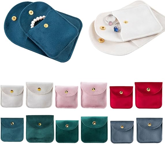 Elegant Flannel Bag for Jewelry Storage Packaging Bags for Rings Bangles Bracelets Necklaces and Earrings