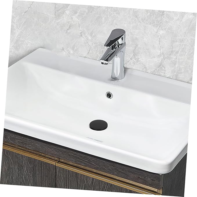 Pop-up Drain for Sink Universal Bathroom Sink Stopper Anti-clog Plastic Drain Basket for Washbasin Kit