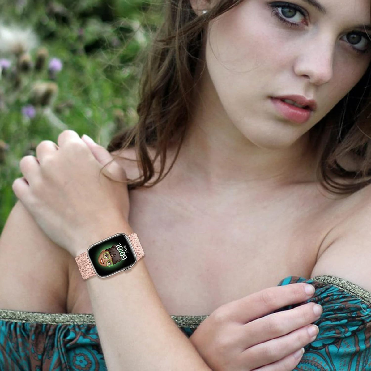 DOBSTFY Stretchy Braided Band for Apple Watch