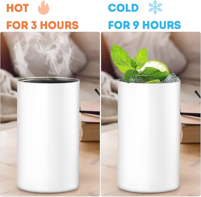 Sublimation Sippy Cup Blank with Handle, 12oz Stainless Steel Sippy Cups, Kids Cups with Straws and Lids Spill Proof Double Wall Vacuum Cup for Children